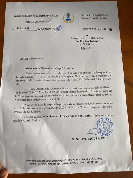 Aube mbandja Ntoutoume Leclerc