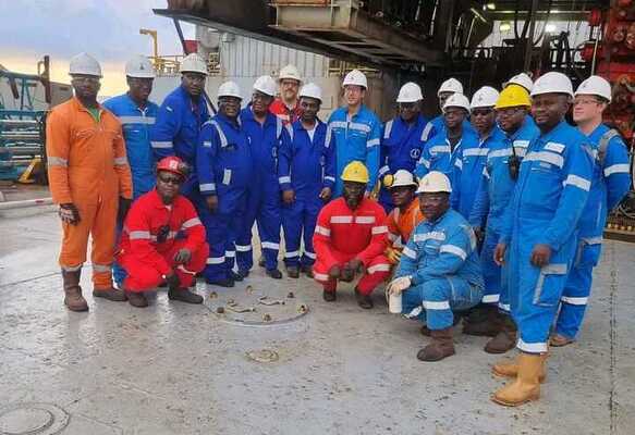 Marcel Abéké installations Perenco