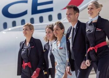 Fesse hôtesse air France