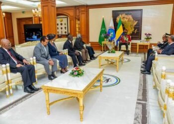 Oligui Nguema les dignitaires
