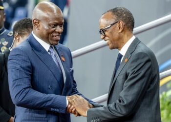 Oligui Nguema au Rwanda