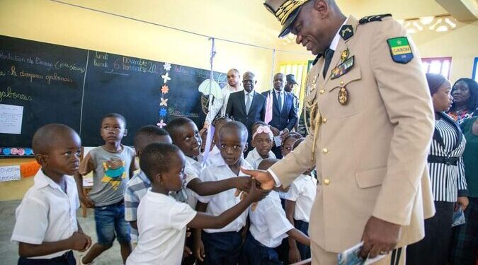 rentrée scolaire Oligui Nguema