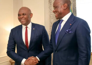 Oligui et Tony Elumelo