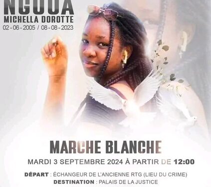 Marche blanche pour Michaëla