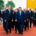 Le président chinois Xi Jinping et certains de ses invités @D.R
