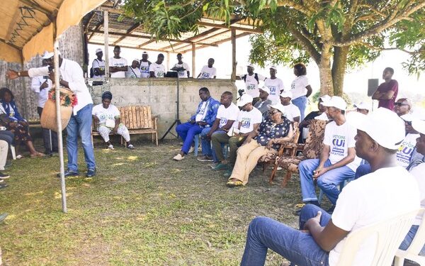 Le coordonnateur de la campagne du oui à Owendo Guy Francis Bignoumba