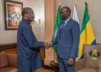 Mike Jocktane et Oligui Nguema