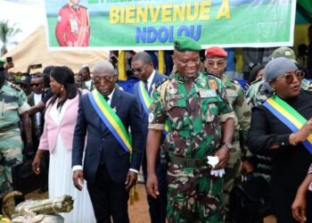 Le président Oligui Nguema à Lebamba
