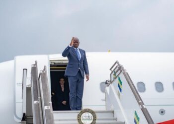 Oligui Nguema en Égypte