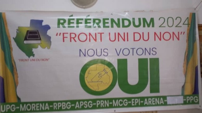 L'affiche des partis du Front Uni du Non