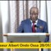 Albert Ondo Ossa et la présidentielle 2025