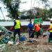 Brigade contre des déchets sauvages à Libreville