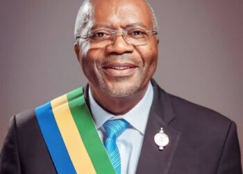 Le Sénateur et président transitoire du parti Réagir, Michel Ongoundou Loundah