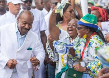 Ali Bongo et Blaise Louembe