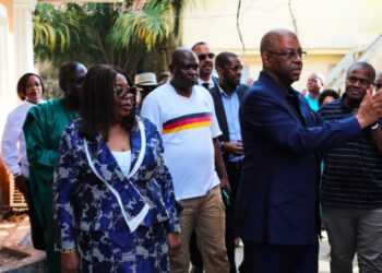 Jeanne Mbagou et Oligui Nguema