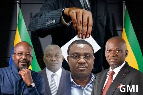 Quatre candidats presidentielle 2025 au Gabon