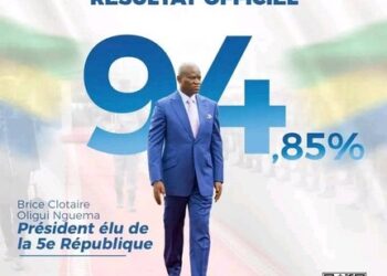 94,85 % pour Oligui Nguema confirme la cour constitutio