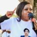 La. candidate Zenaba Gninga Chaning à Lambaréné