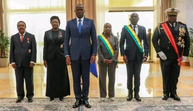 Oligui Nguema célèbre quatre personnalités emblématiques de la nation