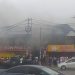 Un incendie ravage un supermarché au Carrefour Jiji