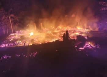Un violent incendie à Mayumba