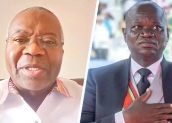 L'opposant Michel Ongoundou Loundah et le Président de la République Brice Oligui Nguema