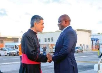 Brice Oligui Nguema au Vatican