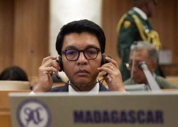 Andry Rajeolina, le président malgache