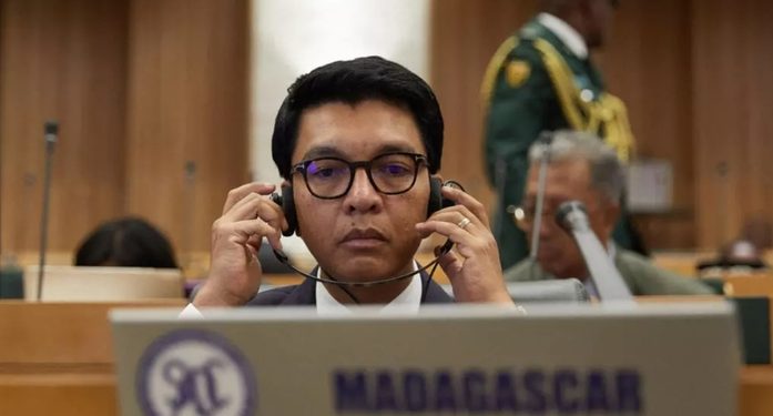 Andry Rajeolina, le président malgache