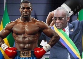 Jonathan ignoumba , le Haut Représentant boxeur de la République