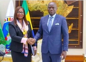 Le président Oligui Nguema et la vice-présidente de la BAD, Marie-Laure Akin-Olugbadé