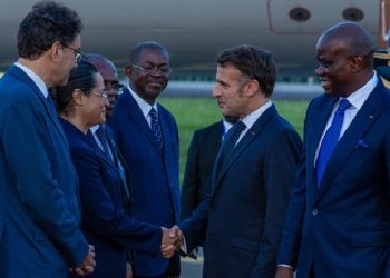Macron à Libreville