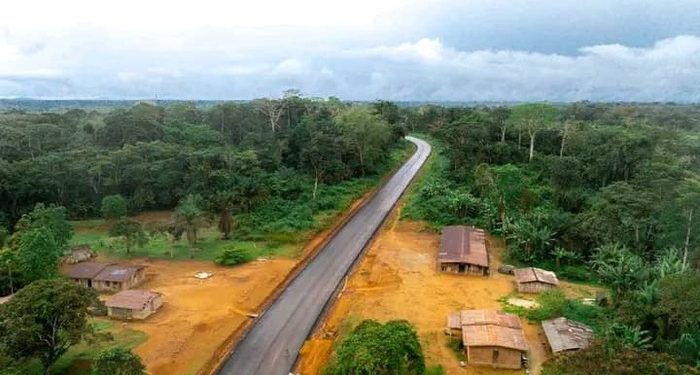 Route Ovan Makokou : 60 % de progrès