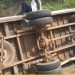 Ndjolé : l’accident du véhicule de Radio Gabon