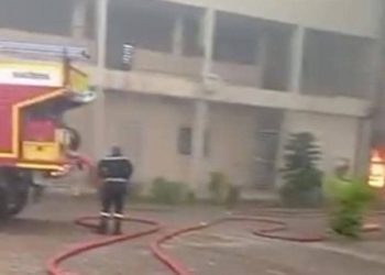 Incendie au Lycée Georges Mabignath