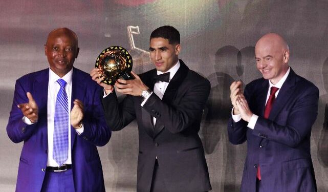 Achraf Hakimi Ballon d’or africain : « « Ce trophée, c’est celui de tous les enfants marocains et africains »