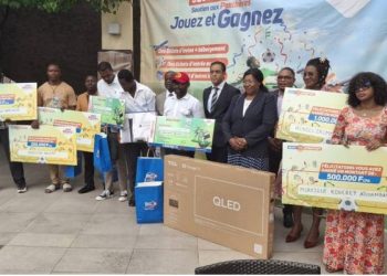 Moov Africa Gabon Telecom récompense ses gagnants