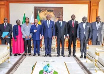 Oligui Nguema reçoit le nouveau Bureau du CESEC