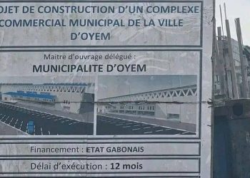 Oyem : Le marché de Ngouema,