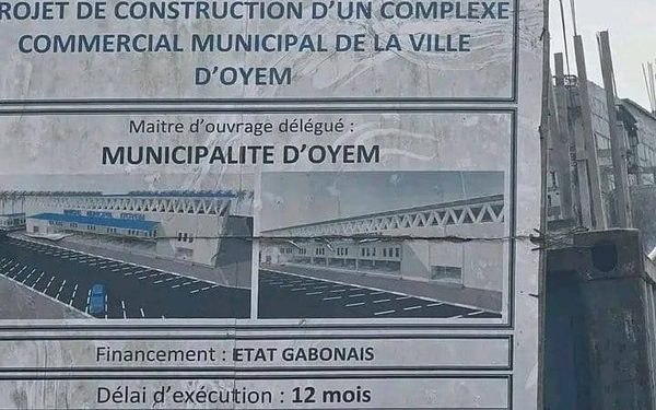 Oyem : Le marché de Ngouema,
