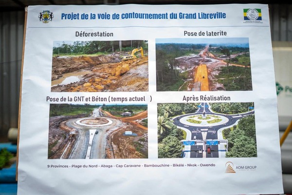 infrastructures routières du Gabon