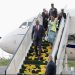 Le couple présidentiel gabonais à Addis-Abeba,