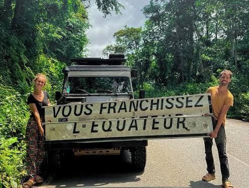 ’équateur redimensionnée sur la nationale 1