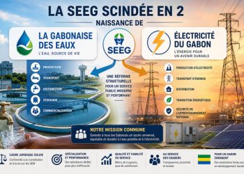 La SEEG n&rsquo;existera plus : Bienvenue à « La Gabonaise des Eaux » et à « Électricité du Gabon »