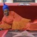 Angélique Kidjo sur le Walk of fame sur l'étoile portant son nom © D.R.