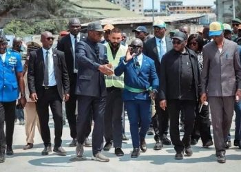 Contrôle des chantiers de Libreville