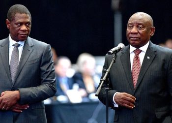 Paul Mashatile et Cyril Ramaphosa
