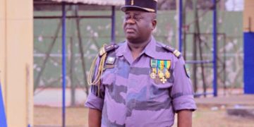Le colonel Cyrille Moudoumounene dirige la Légion Ouest de la Gendarmerie à Port-Gentil © D.R.