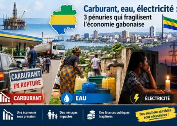 carburant eau et électricité au Gabon